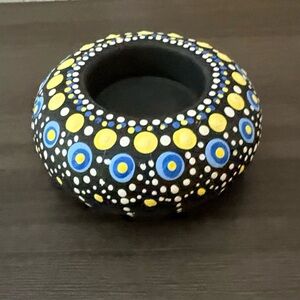 Mandala Design Dot Art Tea Light Holder